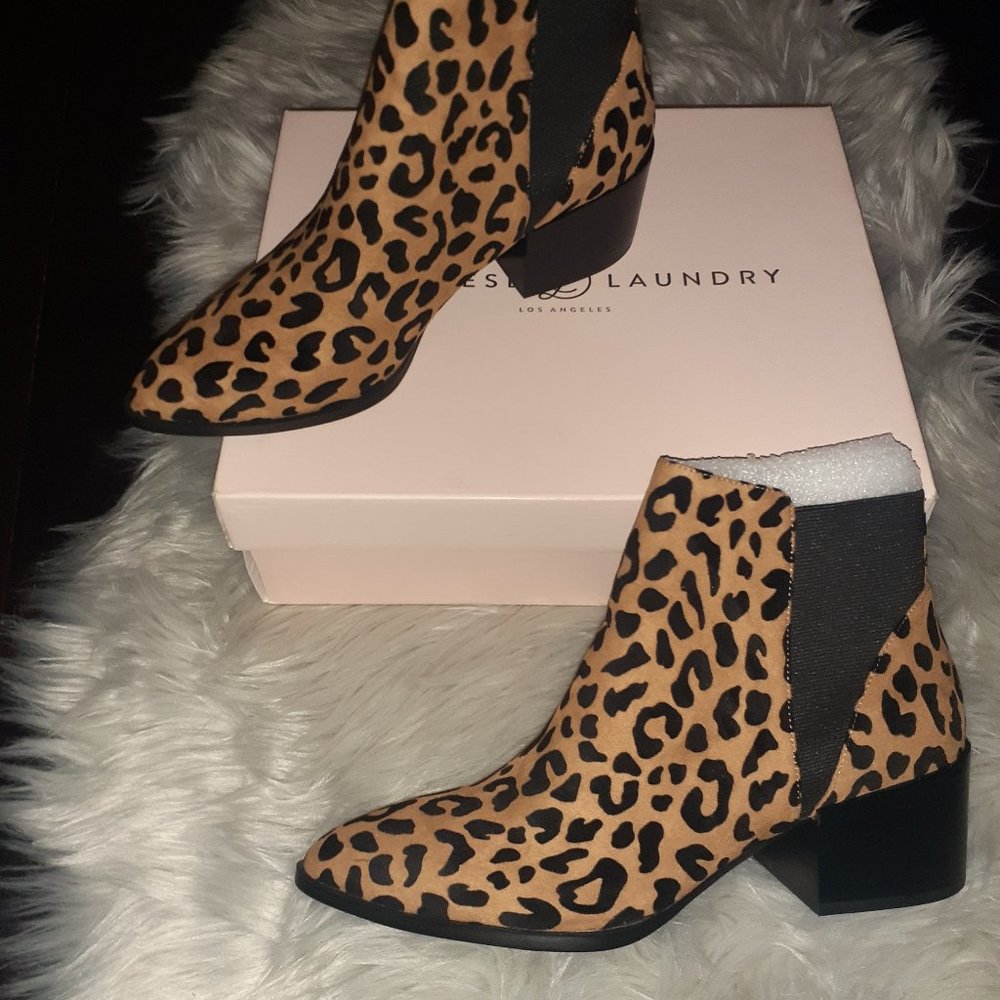 Leopard Print Booties - Picture 2 of 2